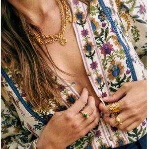 New Sezane Tally Blouse Size 40 US 8